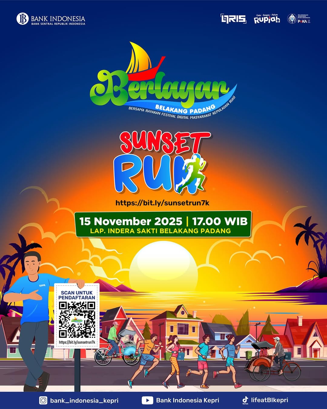 SUNSET RUN 7K – BERLAYAR BELAKANG PADANG 2025