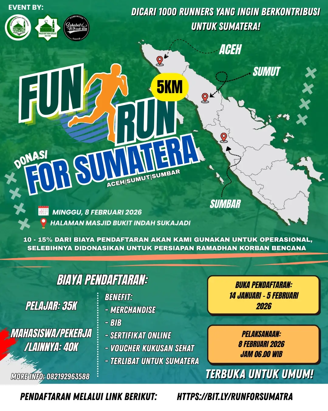 FUN RUN FOR SUMATERA