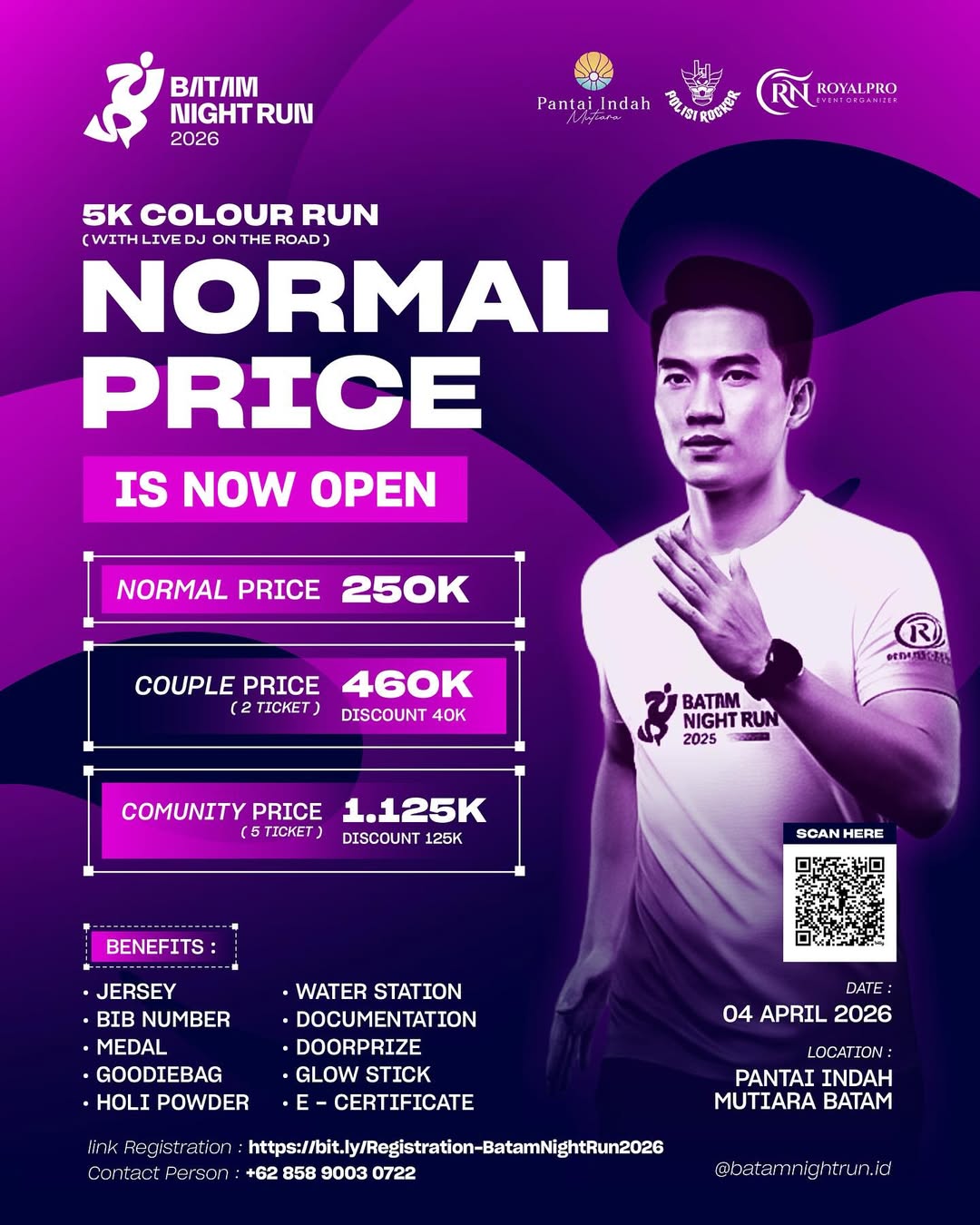 Batam Night Run : Color & Party